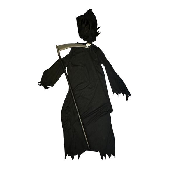 Grim Reaper Halloween Costume Hood Mask Terror Kids Child M California Costumes - Picture 1 of 9